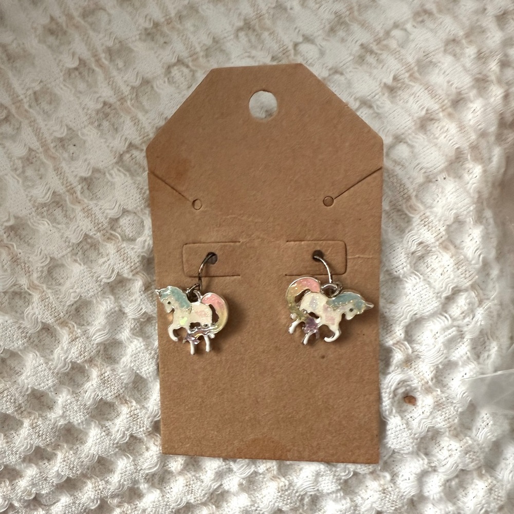 Unicorn Pierced Earrings NWT